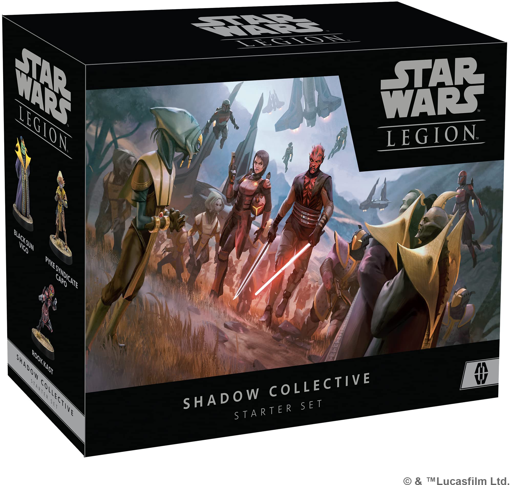 Amazon.com: Star Wars: Legion Shadow Collective Mercenary Starter